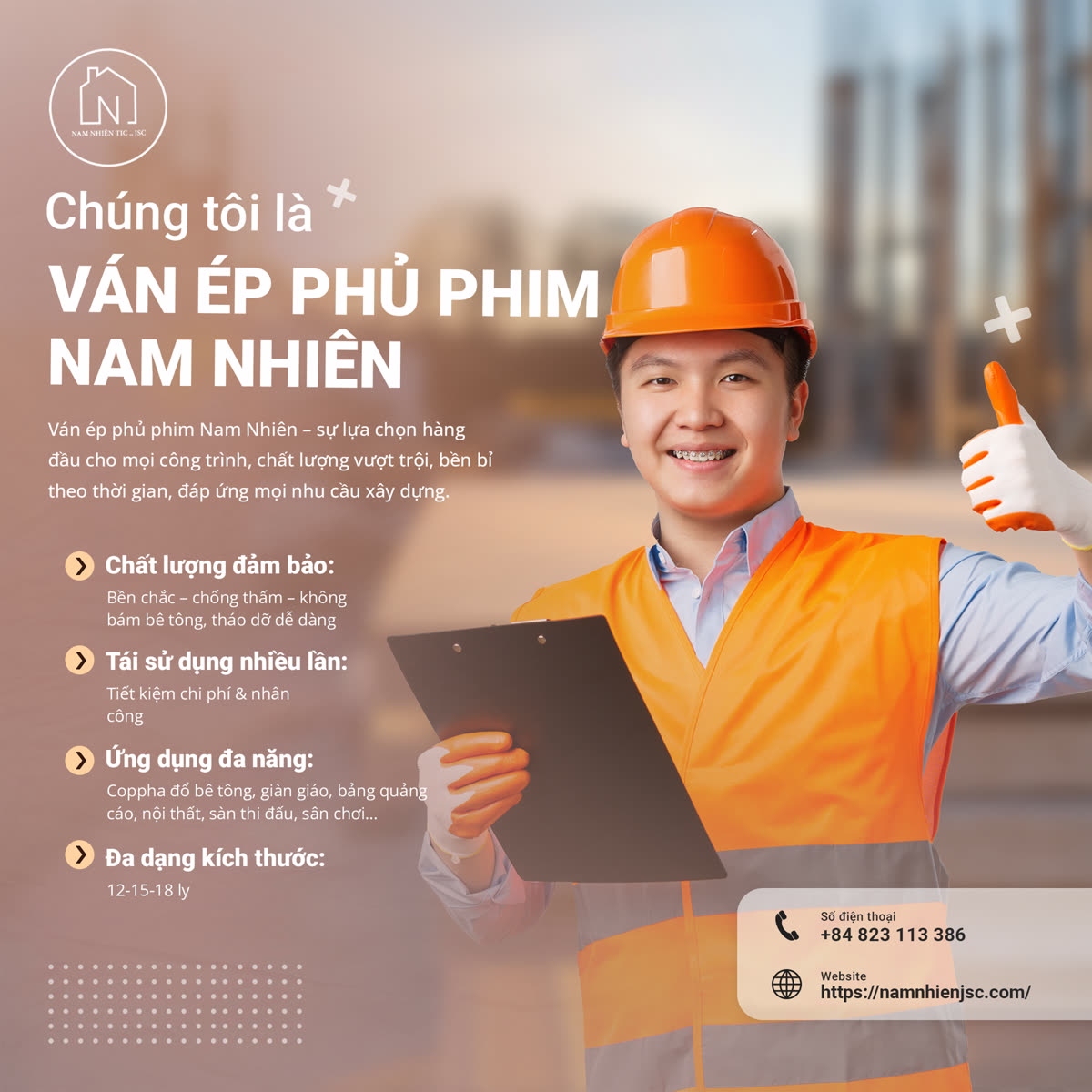 Ván ép phủ phim là gì? Cấu tạo, thông số và ứng dụng trong xây dựng